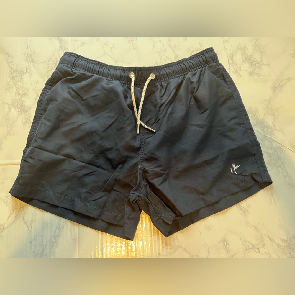 NWT Men's New Look Dark Blue Swim Shorts, Size: M
